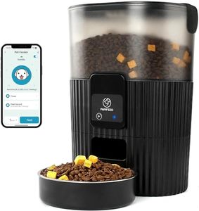 lot 9724 image: Automatic Cat Feeder, WiFi Pet Feeder for catDog Compatible with Alexa and Echo, 15 Cup Timed Cat Food Dispenser for Remote Feeding, up to 10 Meals Per Day with APP Control