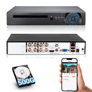 lot 9726 image: Fuers H.265 5MP 8 Channel CCTV DVR Recorder with 500G HDD, Face Detection, Alert Push, Hybrid Capability 5-in-1(XVIAHDTVICVIIPC) Full 2592p HD Surveillance DVR for Security Camera,Remote Access - Retail $87.43