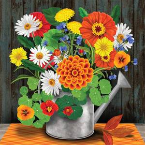 lot 9762 image: Ceaco - Orange Rhapsody - 300 Piece Jigsaw Puzzle