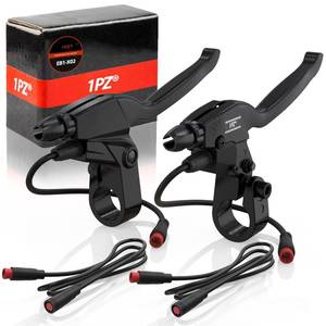 lot 10190 image: A 1PZ EB1-X02 Durable Waterproof 2 Wires Left and Right Electronic Brake Lever Accessories for Electric Bicycle E-Bike Scooter (1 Pair)