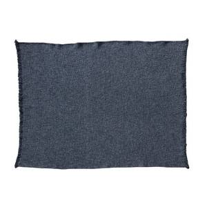 lot 10192 image: Creative Co-Op Stonewashed Boucl Cotton Blend Throw, Charcoal - Retail $75.76