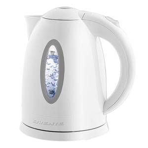 lot 10200 image: OVENTE Electric Kettle, Hot Water, Heater 1.7 Liter - BPA Free Fast Boiling Cordless Water Warmer - Auto Shut Off Instant Water Boiler for Coffee and Tea Pot - White KP72W