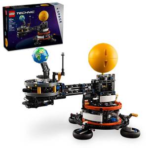 lot 10204 image: LEGO Technic Planet Earth and Moon in Orbit Building Set, Outer Space Birthday Gift for 10 Year Olds, Solar System Space Toy for Imaginative, Independent Play, Space Room Dcor for Boys and Girls, 42179