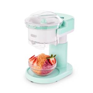 lot 10235 image: DASH Shaved Ice Maker and Slushie Machine (Aqua) Multi-Purpose Ice Shaver Machine for Homemade Shaved Ice, Snow Cones, Slushies, Cocktails and More with Stainless Steel Blades, Easy to Clean and Store