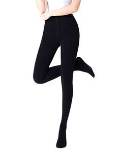 lot 10249 image: Romastory Winter Warm Women Elastic Leggings Pants Fleece Lined Thick Tights SM Size (Footed-Black)