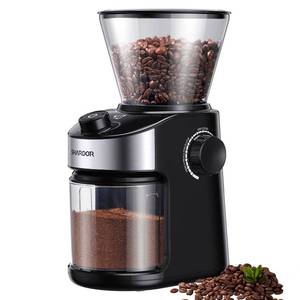 lot 1370 image: SHARDOR Burr Coffee Grinder Electric with 32 Grinding Sizes, Coffee Grinders for Home Use with 40 Seconds Adjustable Electronic Timer, Coffee Bean Grinder with Chamber Cleaning Button