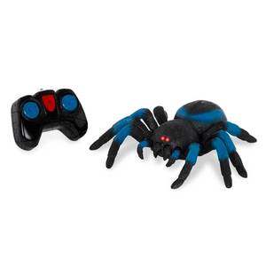 lot 1407 image: Terra by Battat � Remote Control Spider for Kids � RC Tarantula with LED Eyes � Realistic Animal and Moving Legs � Fast-Moving and 360 Spin � Blue Tarantula � 6 Years 
