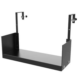 lot 1415 image: Linone 17in Office Cubicle Shelf - Cubicle Storage Organizer Bookshelf with Cubicle Hooks for Home Desk, Bookshelf and Home Office Desk Organizer
