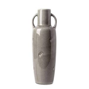lot 1428 image: VICTOR and TERESA Tall Vase for Flowers,15.1 Rustic Grey Floor Vases for Pampas Grass, Farmhouse Decorative Large Vases for Mantel, Living Room, Centerpieces, Home Decor, Valentines Gifts for Her