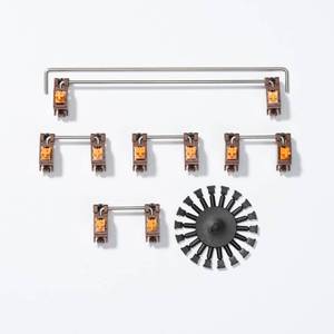lot 2074 image: Stupid Keyboard Stabilizers, Snap-in Stabilizers with 2u 6.25u 7u Wires, 1.6mm PCB Mount Stabs Kit for Mechanical Keyboards MX Switches