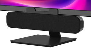 lot 2084 image: OGUPGX Computer Speakers for Desktop Pc, Monitor Speakers for Laptop,Pc Speakers with Loud Sound,Volume Control Easily Clamps to Monitors(USB-C to USB Adapter Included) (Black)