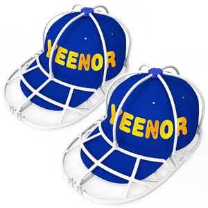 lot 2086 image: YEENOR Hat Washer for Washing Machine,Cap Washer,Baseball Cap Washers,Baseball Hat CleanerCleaning Protector,Ball Cap Washing Frame Cage Hat Washing Holder (New 2 Pack)