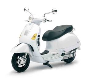 lot 2158 image: Vespa GTS 300 Super Die Cast Replica Model (Color May Vary)