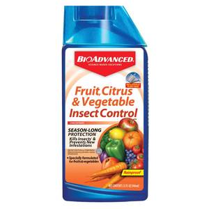 lot 2170 image: BIOADVANCED 701520A Fruit, Citrus and Vegetable Insect Control for Edible Gardening Concentrate, 32-Ounce