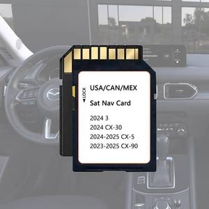 lot 2197 image: Lastest Version GPS Navigation SD Card Compatible with 2024 3  CX30, 2024-2025 CX5, 2023-2025 CX90, USACANMEX Maps