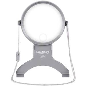 lot 2202 image: EasyLifeCare Hands Free Chest Rest LED Magnifier - Neck Wear Visual Aid Illuminated Magnifying Glass for Low Vision and Visually Impaired Seniors - Portable - Gifts for Mom, Dad, Grandmother, Women, Men