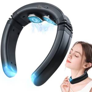 lot 10273 image: Neck Massager with Heat, Electric Neck Massager, Neck Massager for Pain Relief Deep Tissue, 9 Modes 50 Intensities, EMS Neck Massager for Home Office Car TravelBlack FSA HSA Approved Products Only