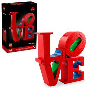 lot 10301 image: LEGO Art Love Collectible Building Sets - DIY Kits for Adults, Ages 18 - Crafts for Home Decor and Display - Gift Ideas for Valentines Day, Birthdays, and More - 31214 - Retail $79.99