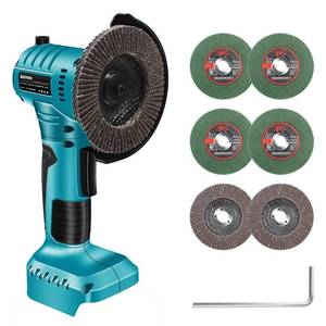 lot 10303 image: ZUYIYI Cordless Angle Grinder for Makita 18V Battery, 16000RPM Brushless Power Grinder Tool, Electric Grinder with 4in Cutting Wheel for Metal Wood Cutting, Griding, Polishing(Tool Only)