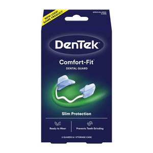 lot 10340 image: DenTek Comfort-Fit Dental Guard For Nighttime Teeth Grinding, Comfort-Fit Guard, 2 count(Pack of 1)