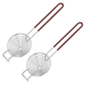 lot 10346 image: NileHome Egg Separator Egg Yolk White Separator Stainless Steel Egg White Yolk Sifting Filter Egg Divider Kitchen Tool for Baking Cake, Kitchen Gadget CookingBaker Tool, 2 Pack