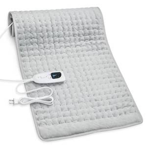 lot 10360 image: Electric Heating Pads,Heating Pad for Back,Shoulder,Hot Pad for Neck and Arms,Abdomen,Moist Heated Pad for Legs and Knee,Auto Shut Off(Silver, 3317)