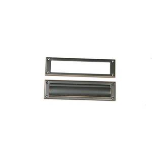 lot 10403 image: Architectural Mailboxes Mail Slot Mailbox Accessory Rubbed Bronze