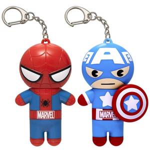 lot 10425 image: Lip Smacker Marvel, keychain, lip balm for kids - Spiderman and Captain America