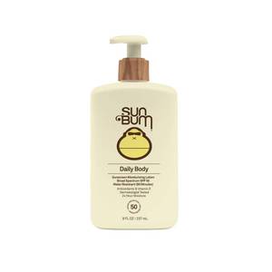 lot 10448 image: Sun Bum Daily SPF 50 Sunscreen Body Lotion Broad Spectrum Moisturizing Sunblock with Vitamin E  Vegan and Hawaii 104 Act Compliant (Octinoxate and Oxybenzone Free)  Dermatologist Tested  8 Fl Oz