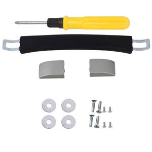 lot 10449 image: RDEXP Black Flexible Spare Strap Handle Grip Replacement for Suitcase Luggage Case (B09) 8.11in x 0.83in206mm x 21mm(L x W)