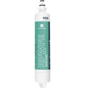 lot 10455 image: GE RPWFE Refrigerator Water Filter, Genuine Replacement Filter, Certified to Reduce Lead, Sulfur, and 50 Other Impurities, Replace Every 6 Months for Best Results, Pack of 1