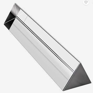 lot 2081 image: An 8 Pack Of Clear Plastic Triangular Prism Tubes