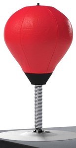 lot 2195 image: Suction Cup Desktop Punching Bag