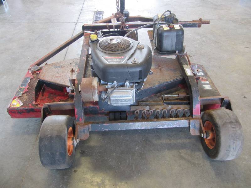lot 365 image: Swisher finish mower60 cut Power built 14.5 HP gas engine Pin hitch