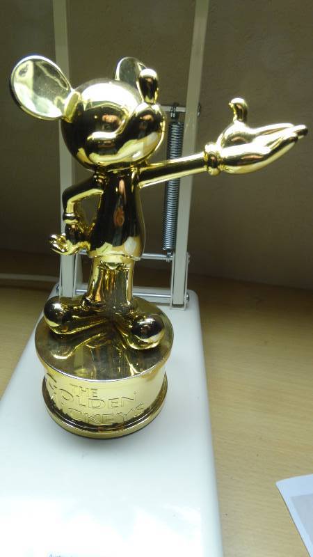 lot 801 image: The Golden Mickey statue