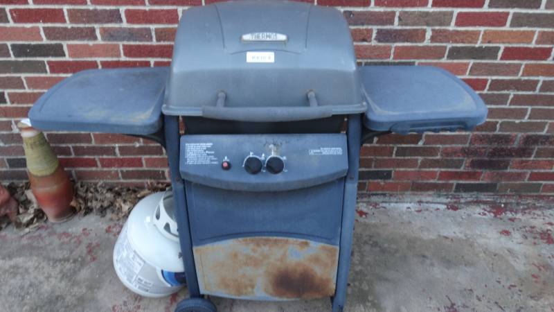 lot 886 image: Thermos propane grill w tank