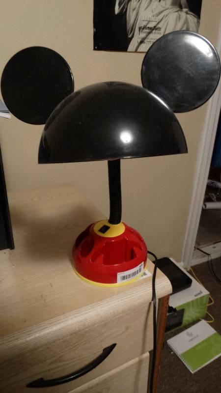 Mickey Mouse Desk Lamp Wichita Estate Of Kristi Parker