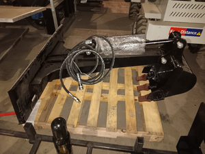 lot 1393 image: Unused - GIYI Skid Steer Backhoe Attachment Model GY X-ZWB