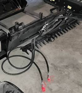 lot 1304 image: UNUSED - GIYI - 59 Inch Professional Skid Steer Hedge Trimmer Attachment Model GY-HT59