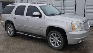 lot 1260 image: 2011 GMC Yukon Denali, 4Dr, All Wheel Drive, 6.2L, 8cyl, 2nd Row Captain Seats, Sunroof, Heated and Cooled Seats, Tow Pkg 8100lb Towing Cap, Traction Control, Rear DVD Player, 3-Zone Climate with Rear HeatAir 4 Wheel Disc ABSNo Sales Tax