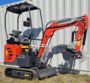 lot 1254 image: Unused AGT DM12RX-C(PLUS) Orange Mini Excavator - Dual Display - FrontRear Camera - Bluetooth - Speakers - Navigation - Dial Throttle - Hydraulic Thumb - Pilot System - Swing Boom