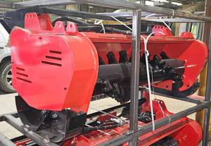 lot 1302 image: UNUSED - GIYI -  48in Heavy Duty Agricultural Mulcher Skid Steer Loader Attachment