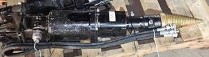 lot 1404 image: Unused Industrial Grade Hydraulic Wood DrillSplitter 1-3 Ton Mini Excavator Attachment