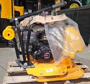 lot 1385 image: Unused Loncin C90T Walk-Behind Vibratory Plate Compactor - 196cc, 4 Stroke, 6.5 HP Honda Gas Engine