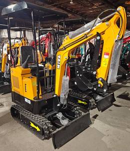 lot 1257 image: Unused Miva VA15 1-Ton Mini Hydraulic Excavator Powered by a 13.5HP Briggs & Stratton Gas Engine, Upgraded Pilot Controls, New 16in Tooth Bucket, Two Finger Adjustable Manual Thumb 3rd Auxiliary Hydraulic Valve