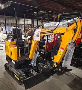lot 1435 image: Unused Miva VA15 1-Ton Mini Hydraulic Excavator Powered by a 13.5HP Briggs & Stratton Gas Engine, Upgraded Pilot Controls, New 16in Tooth Bucket, Two Finger Adjustable Manual Thumb 3rd Auxiliary Hydraulic Valve