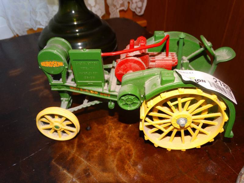lot 2185 image: ReplicaModel - Metal Waterloo Boy Tractor.