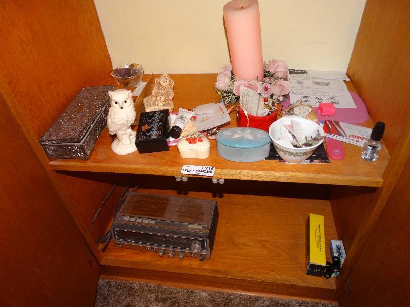 lot 2215 image: All Contents in Lower Cabinet.
