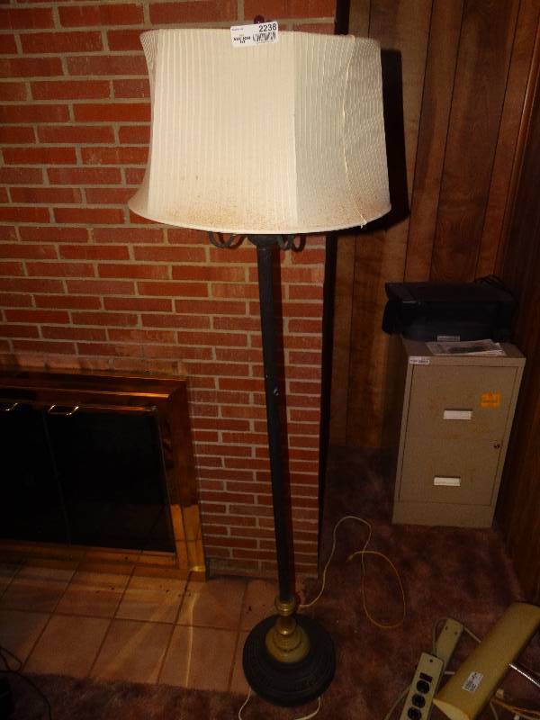 lot 2238 image: Antique Floor Lamp.