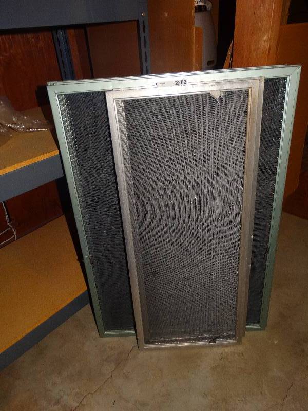 lot 2282 image: Lot of 6 Storm Window Screens.